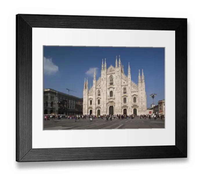 Framed Print : ITALY, Milan Province, Milan. Milan Cathedral, late afternoon Framed Print : ITALY, Milan Province, Milan. Milan Cathedral, late afternoon