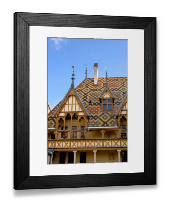 Framed Print : 03. France, Burgundy, Beaune, rooftops of Hotel-Dieu (Editorial Usage Only) Framed Print : 03. France, Burgundy, Beaune, rooftops of Hotel-Dieu (Editorial Usage Only)