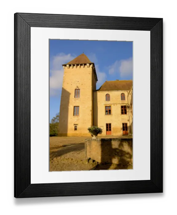 Framed Print : 03. France, Burgundy, Maconnais region, Chateau de Pierreclos (Editorial Usage Only) Framed Print : 03. France, Burgundy, Maconnais region, Chateau de Pierreclos (Editorial Usage Only)