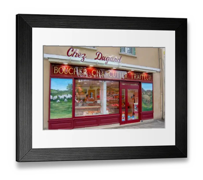 Framed Print : 03. France, Rhone-Alps, Tournon, Chez Dugand butcher shop (Editorial Usage Only) Framed Print : 03. France, Rhone-Alps, Tournon, Chez Dugand butcher shop (Editorial Usage Only)
