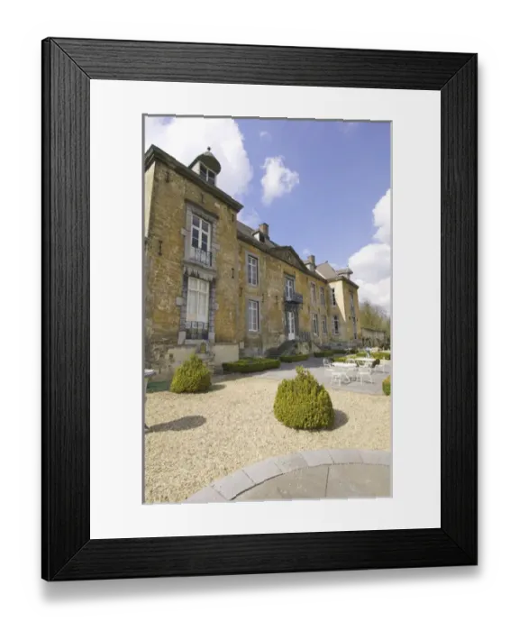 Framed Print : Europe, Netherlands, Limburg, Mstricht, Chateau Neercaane, terraced castle, UNESCO site Framed Print : Europe, Netherlands, Limburg, Mstricht, Chateau Neercaane, terraced castle, UNESCO site
