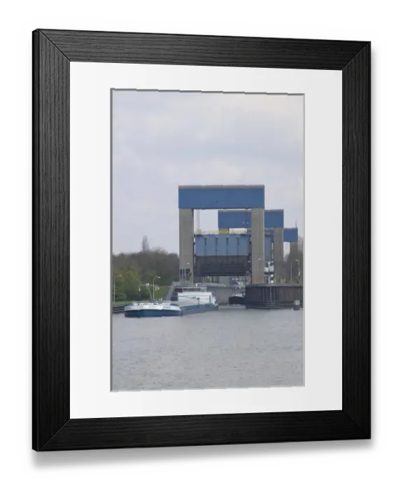 Framed Print : Europe, Netherlands, Gelderland, Weurt near Nijmegen, Weurt Locks on the Mswaal canal Framed Print : Europe, Netherlands, Gelderland, Weurt near Nijmegen, Weurt Locks on the Mswaal canal