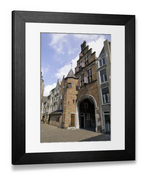 Framed Print : Europe, Netherlands, Gelderland, Nijmegen, portal between Grote Markt and St. Stevenskerk Framed Print : Europe, Netherlands, Gelderland, Nijmegen, portal between Grote Markt and St. Stevenskerk