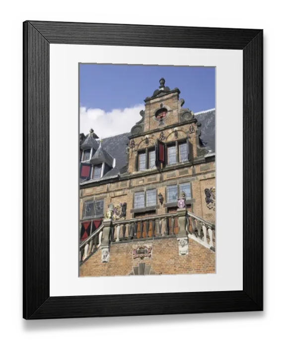 Framed Print : Europe, Netherlands, Gelderland, Nijmegen, Grote Markt, Waag or Waaghouis, the weigh Framed Print : Europe, Netherlands, Gelderland, Nijmegen, Grote Markt, Waag or Waaghouis, the weigh