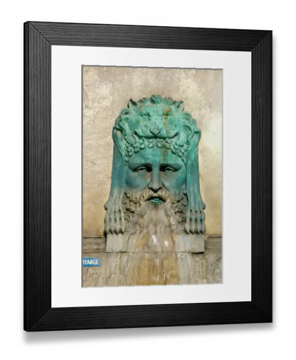 Framed Print : 03. France, Arles, Provence, Place de la Republique fountain detail Framed Print : 03. France, Arles, Provence, Place de la Republique fountain detail