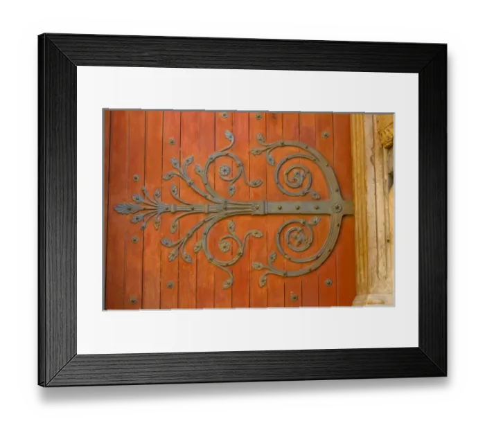 Framed Print : 03. France, Arles, Provence, Eglise St-Trophime door detail