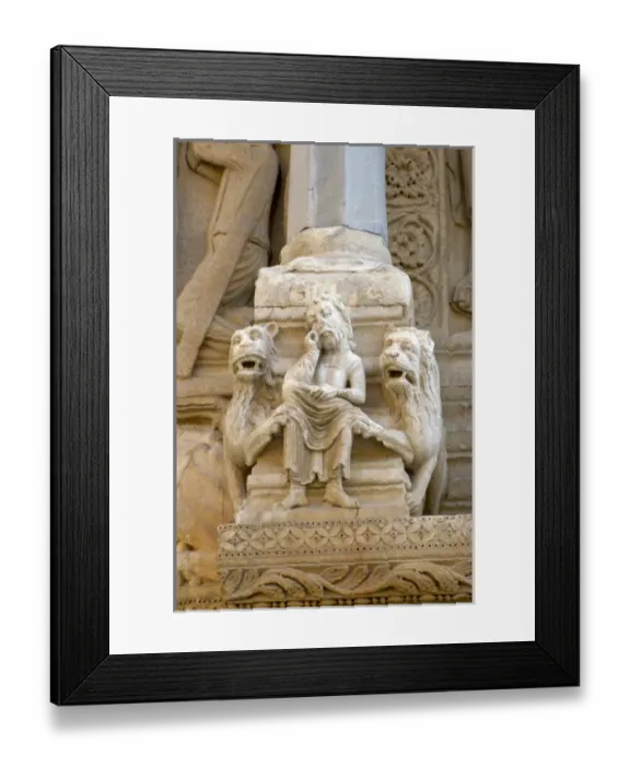 Framed Print : 03. France, Arles, Provence, Eglise St-Trophime detail Framed Print : 03. France, Arles, Provence, Eglise St-Trophime detail