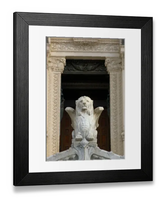Framed Print : 03. France, Rhone-Alps, Lyon, Basilique Notre-Dame de Fourviere detail