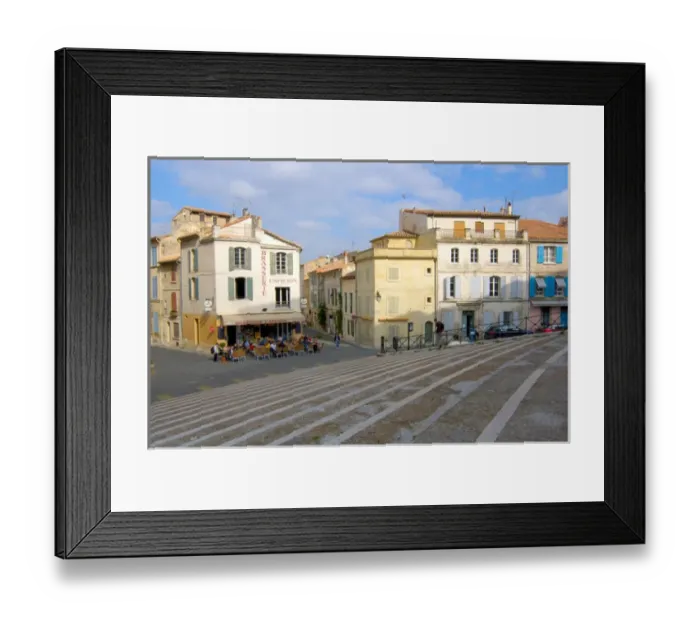 Framed Print : 03. France, Arles, Provence, amphitheatre steps and cafes (Editorial Usage Only) Framed Print : 03. France, Arles, Provence, amphitheatre steps and cafes (Editorial Usage Only)