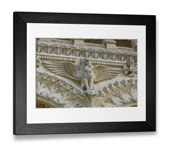 Framed Print : 03. France, Rhone-Alps, Lyon, Basilique Notre-Dame de Fourviere detail