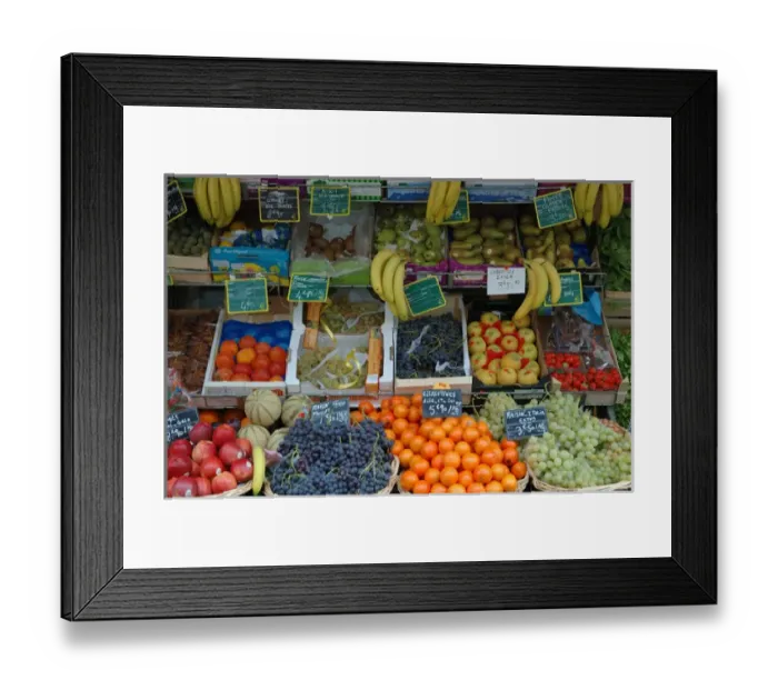 Framed Print : 03. France, Paris, fruit for sale