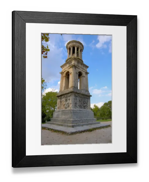 Framed Print : 03. France, St. Remy de Provence, Mausolee des Jules