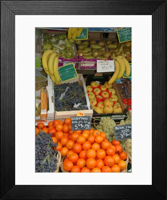 Framed Print : 03. France, Paris, fruit for sale Framed Print : 03. France, Paris, fruit for sale