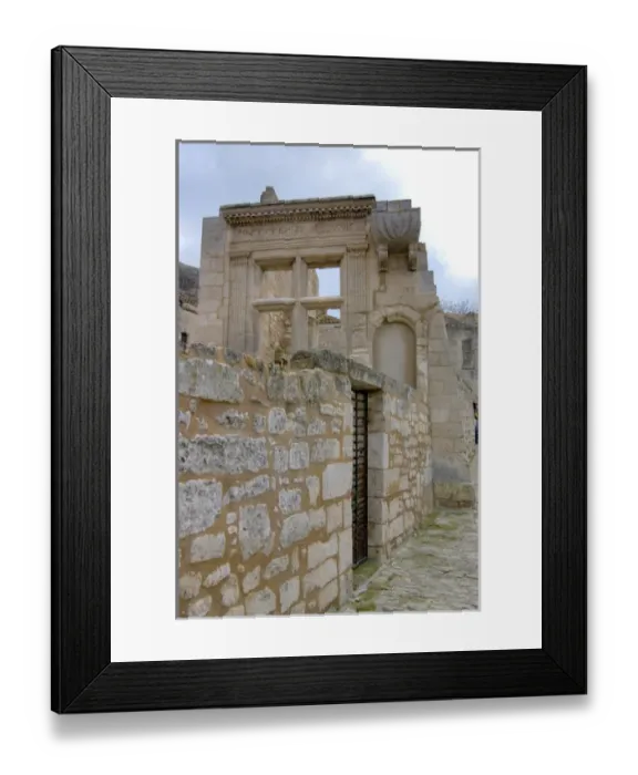 Framed Print : 03. France, Les Baux de Provence, window ruins Framed Print : 03. France, Les Baux de Provence, window ruins