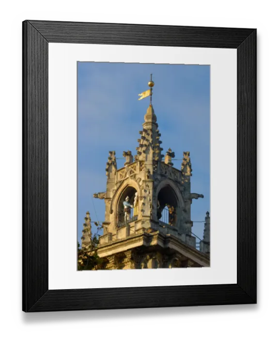 Framed Print : 03. France, Avignon, Provence, tower on top of town hall