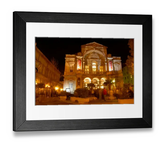 Framed Print : 03. France, Avignon, Provence, Opera theatre at night (Editorial Usage Only) Framed Print : 03. France, Avignon, Provence, Opera theatre at night (Editorial Usage Only)