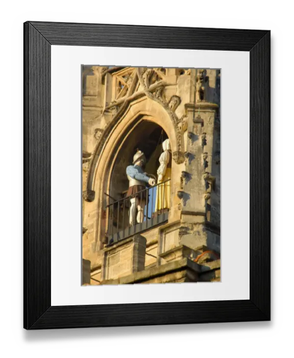 Framed Print : 03. France, Avignon, Provence, close-up of tower on top of town hall Framed Print : 03. France, Avignon, Provence, close-up of tower on top of town hall