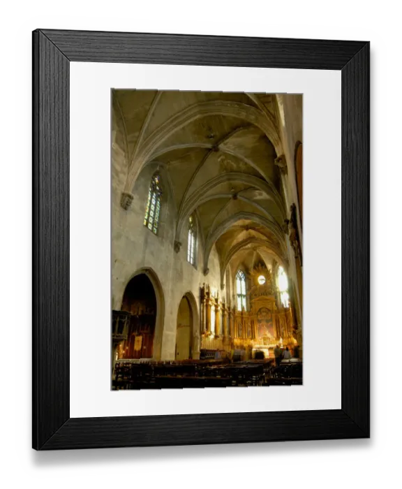 Framed Print : France, Avignon, Provence, Gothic interior of St. Pierre church Framed Print : France, Avignon, Provence, Gothic interior of St. Pierre church