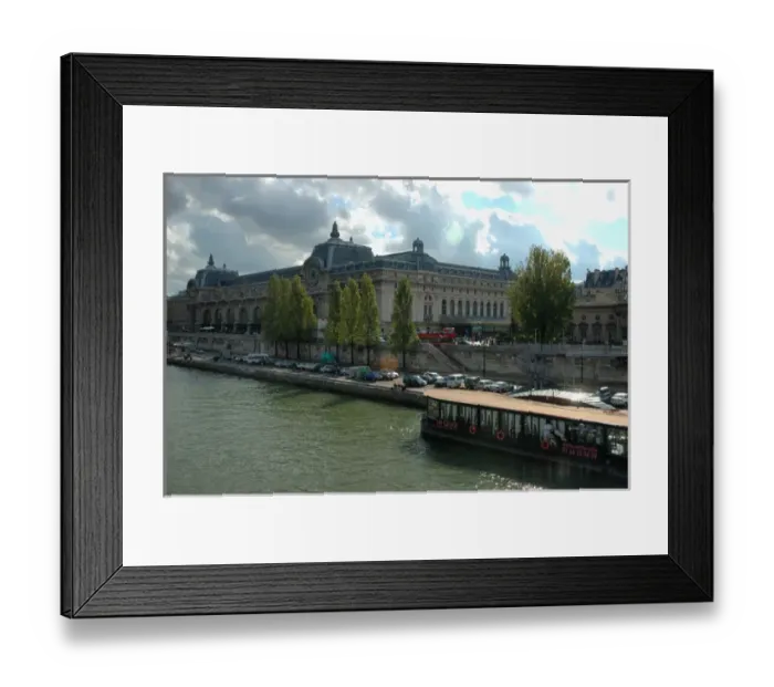 Framed Print : 03. France, Paris, Musee d Orsay from Seine River Framed Print : 03. France, Paris, Musee d Orsay from Seine River