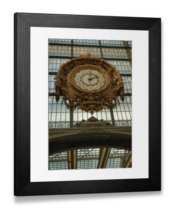 Framed Print : 03. France, Paris, ornate clock inside Musee d Orsay Framed Print : 03. France, Paris, ornate clock inside Musee d Orsay