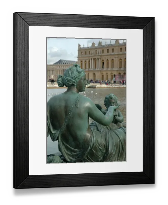 Framed Print : 03. France, Versailles, back view from Water Parterre Framed Print : 03. France, Versailles, back view from Water Parterre