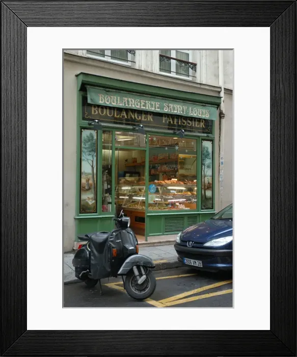 Framed Print : 03. France, Paris, bakery in Ile St. Louis (Editorial Usage Only) Framed Print : 03. France, Paris, bakery in Ile St. Louis (Editorial Usage Only)