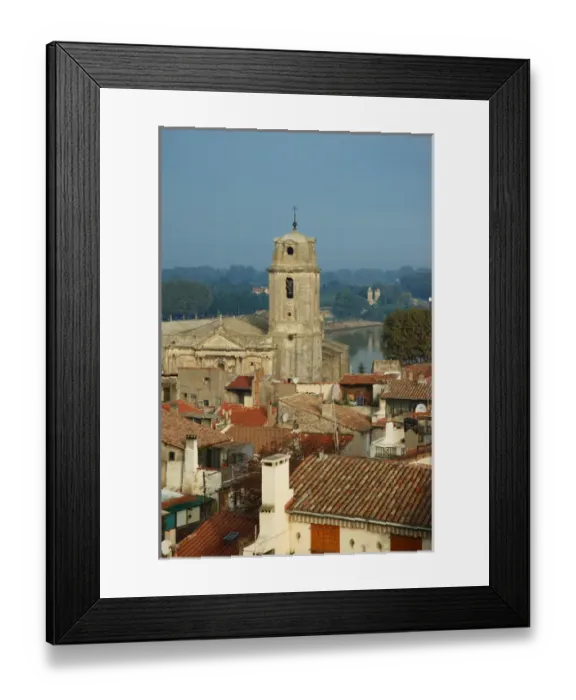 Framed Print : 03. France, Arles, Provence, city view from amphitheatre tower Framed Print : 03. France, Arles, Provence, city view from amphitheatre tower
