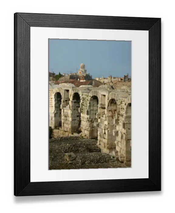 Framed Print : 03. France, Arles, Provence, city view from amphitheatre tower Framed Print : 03. France, Arles, Provence, city view from amphitheatre tower