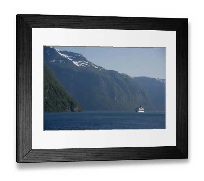 Framed Print : Norway, Geirangerfjord, Geiranger. Celebrity Century cruise ship sailing inside scenic Framed Print : Norway, Geirangerfjord, Geiranger. Celebrity Century cruise ship sailing inside scenic
