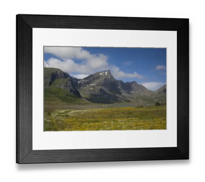 Framed Print : Norway, Nordland, Lofoten Archipelago, Gravdal. Fjord views Framed Print : Norway, Nordland, Lofoten Archipelago, Gravdal. Fjord views