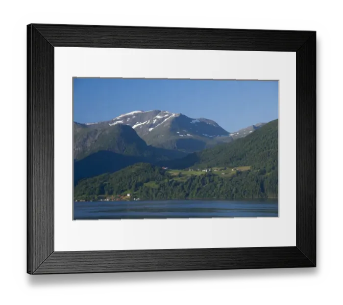 Framed Print : Norway, Geirangerfjord. Scenic fjord sailing toward Hellesylt & Geiranger. UNESCO Framed Print : Norway, Geirangerfjord. Scenic fjord sailing toward Hellesylt & Geiranger. UNESCO