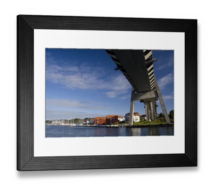 Framed Print : Norway, Stavanger. Bridge from Stavanger to outter island Framed Print : Norway, Stavanger. Bridge from Stavanger to outter island