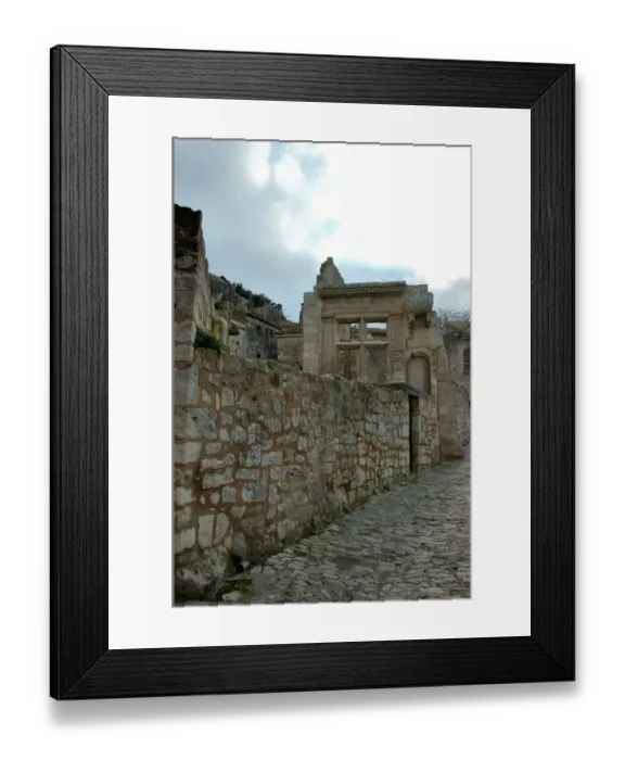 Framed Print : 03. France, Les Baux de Provence, window ruins Framed Print : 03. France, Les Baux de Provence, window ruins