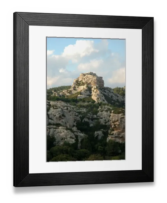 Framed Print : 03. France, Les Baux de Provence, treeless mountaintop Framed Print : 03. France, Les Baux de Provence, treeless mountaintop