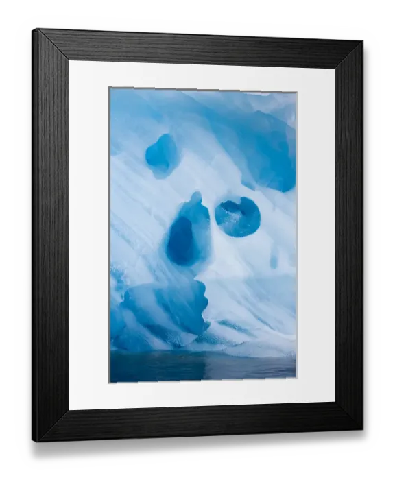 Framed Print : Norway, Svalbard, Spitsbergen Island, Melting iceberg floating near Hans Glacier Framed Print : Norway, Svalbard, Spitsbergen Island, Melting iceberg floating near Hans Glacier