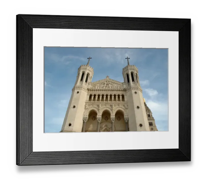 Framed Print : 03. France, Rhone-Alps, Lyon, Basilique Notre-Dame de Fourviere