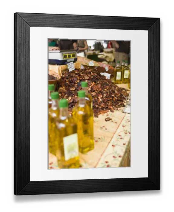 Framed Print : Marche Provence in Antibes, France Framed Print : Marche Provence in Antibes, France