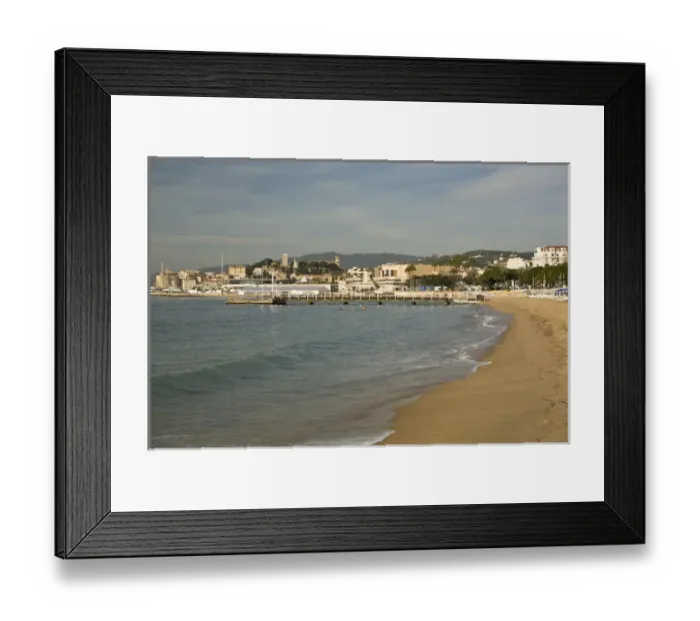 Framed Print : Beach walk area of Cannes, France Framed Print : Beach walk area of Cannes, France