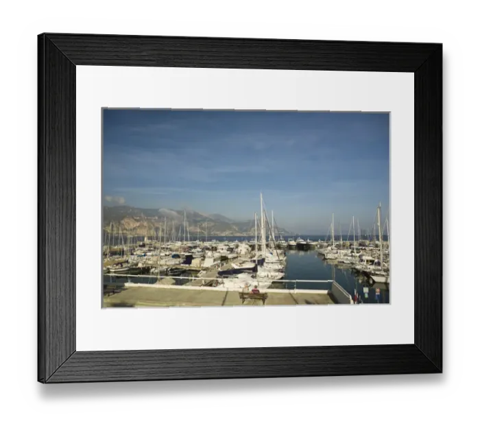 Framed Print : Marina area. Beaulieu sur Mer. on the coastline in the South of France Framed Print : Marina area. Beaulieu sur Mer. on the coastline in the South of France