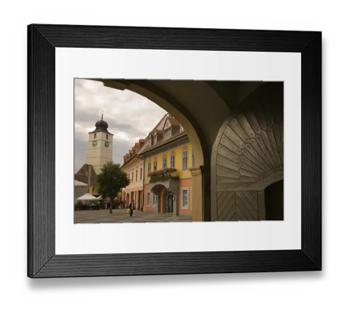 Framed Print : Old Town, Sibiu-European Capital of Culture 2007, Romania, Eastern Europe Framed Print : Old Town, Sibiu-European Capital of Culture 2007, Romania, Eastern Europe