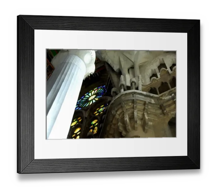 Framed Print : Europe, Spain, Catalunya, Barcelona. Sagrada Familia, architecture by Antoni Gaudi Framed Print : Europe, Spain, Catalunya, Barcelona. Sagrada Familia, architecture by Antoni Gaudi