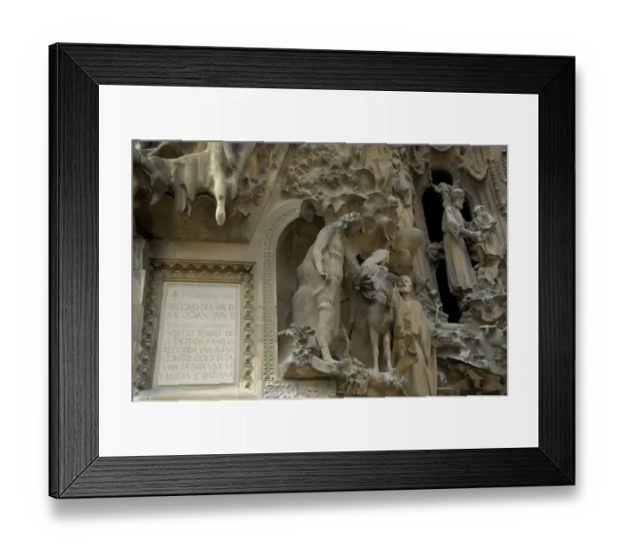 Framed Print : Europe, Spain, Catalunya, Barcelona. Sagrada Familia, architecture by Antoni Gaudi Framed Print : Europe, Spain, Catalunya, Barcelona. Sagrada Familia, architecture by Antoni Gaudi