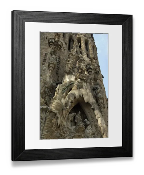 Framed Print : Europe, Spain, Catalunya, Barcelona. Sagrada Familia, architecture by Antoni Gaudi Framed Print : Europe, Spain, Catalunya, Barcelona. Sagrada Familia, architecture by Antoni Gaudi