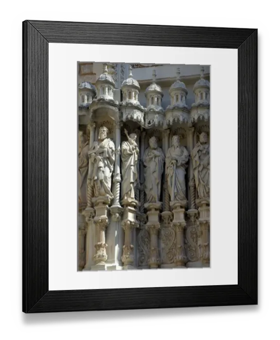 Framed Print : Europe, Spain, Catalunya. Benedictine monastery of Montserrat ( serrated mountain ) Framed Print : Europe, Spain, Catalunya. Benedictine monastery of Montserrat ( serrated mountain )