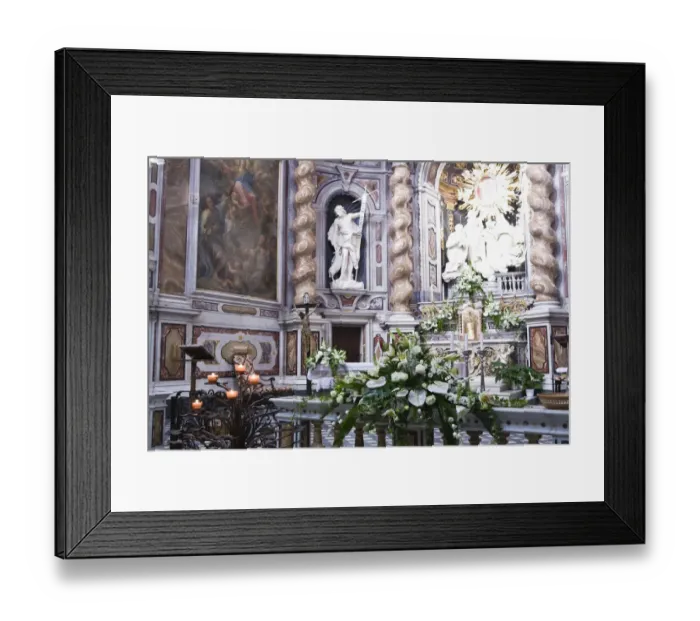 Framed Print : Santuario di Nostra Signora della Costa (The Shrine of Our Lady of the Coast. San Framed Print : Santuario di Nostra Signora della Costa (The Shrine of Our Lady of the Coast. San