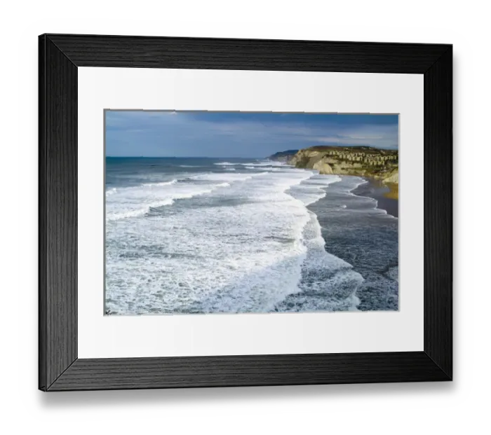 Framed Print : Sopelana beach. Biscay province. Basque Country Framed Print : Sopelana beach. Biscay province. Basque Country