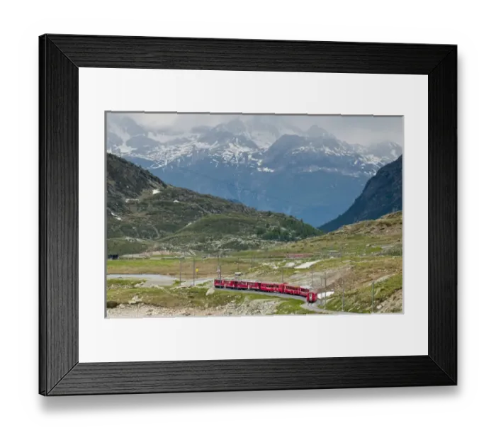 Framed Print : Bernina Pass, Switzerland Framed Print : Bernina Pass, Switzerland
