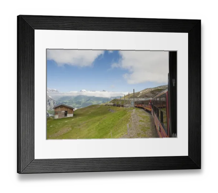 Framed Print : Jungfrau Region, Switzerland. Grindelwald Valley from below Jungfraujoch Framed Print : Jungfrau Region, Switzerland. Grindelwald Valley from below Jungfraujoch