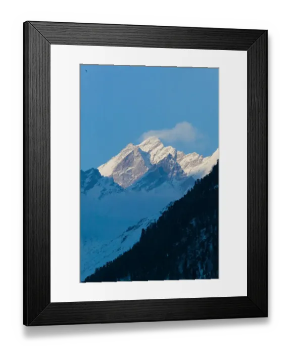 Framed Print : SWITZERLAND-Wallis / Valais-ZERMATT: Late Afternoon View of Surrounding Mountains / Winter Framed Print : SWITZERLAND-Wallis / Valais-ZERMATT: Late Afternoon View of Surrounding Mountains / Winter