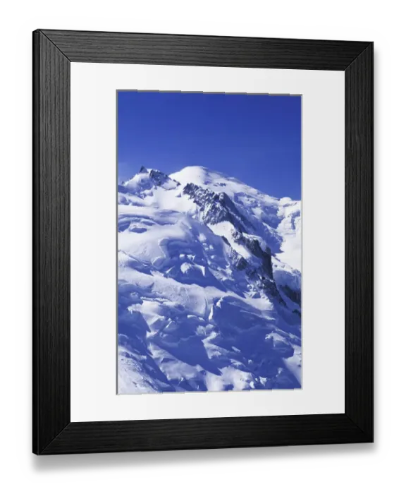 Framed Print : Europe, France, Chamonix. Mt. Blanc as seen from l Aiguille du Midi Framed Print : Europe, France, Chamonix. Mt. Blanc as seen from l Aiguille du Midi